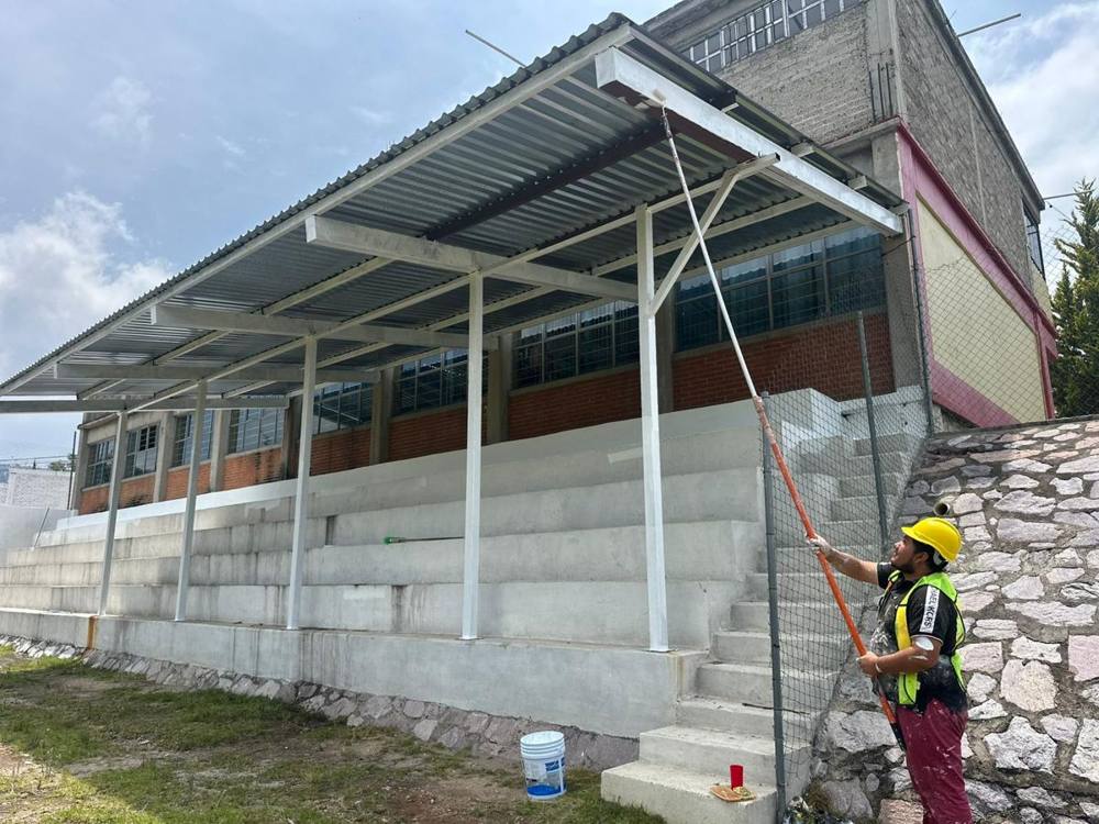 Aplicación en altura con extensión