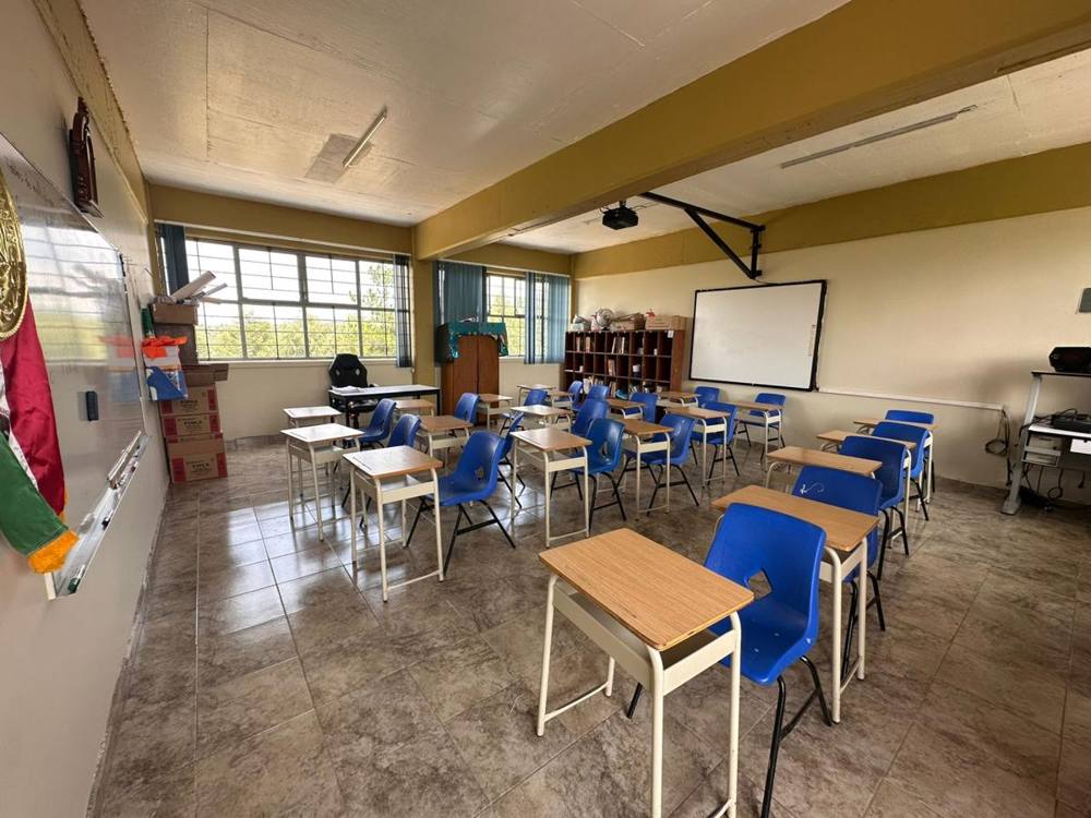 Aula terminada y entregada